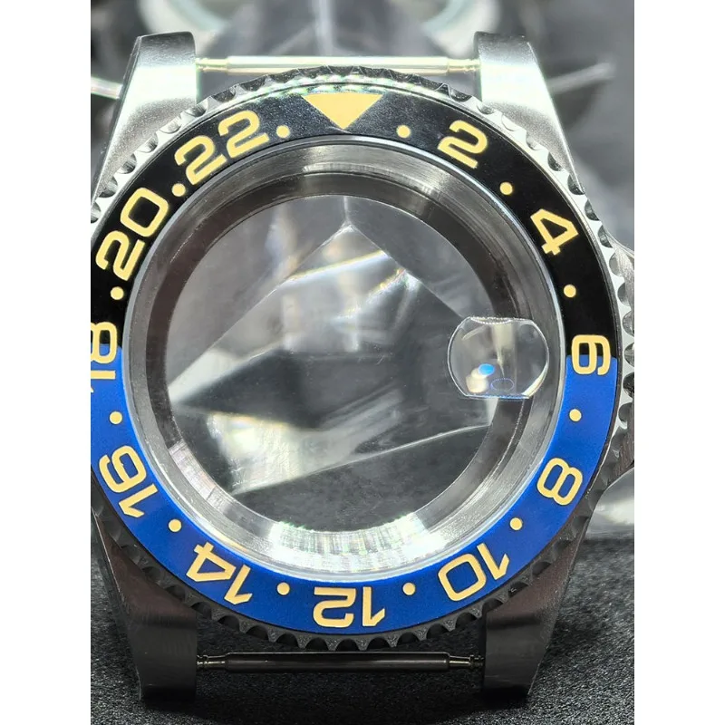 حافظة Seiko من الفولاذ المقاوم للصدأ لعلبة GMT مقاس 40 مم لملحقات تعديل الحركة NH35/NH36