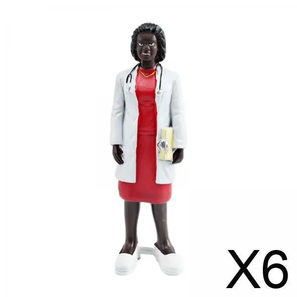 Miniaturowe figurki Tiny People, profesjonalne postacie z PVC, realistyczne figurki z żywicy, zabawki do mikrokrajobrazów i ozdoby na biurko.