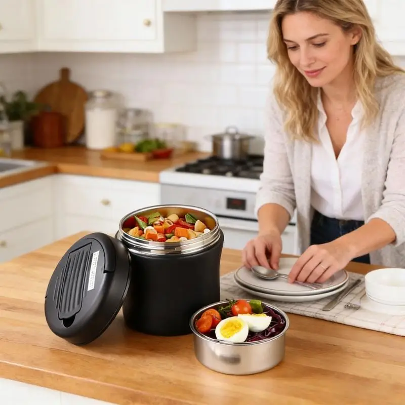 

High Quality 304 Metal 1.5L Temperature Control Storage Spill complimentary Construction For Commuting And KXRE