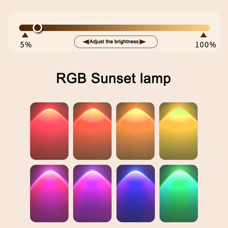 Led Wall Lamp Touch Control Remote 360 Rotatable USB Recharge Wireless Portable RGB Night Light For Bedside Bedroom Reading Lamp