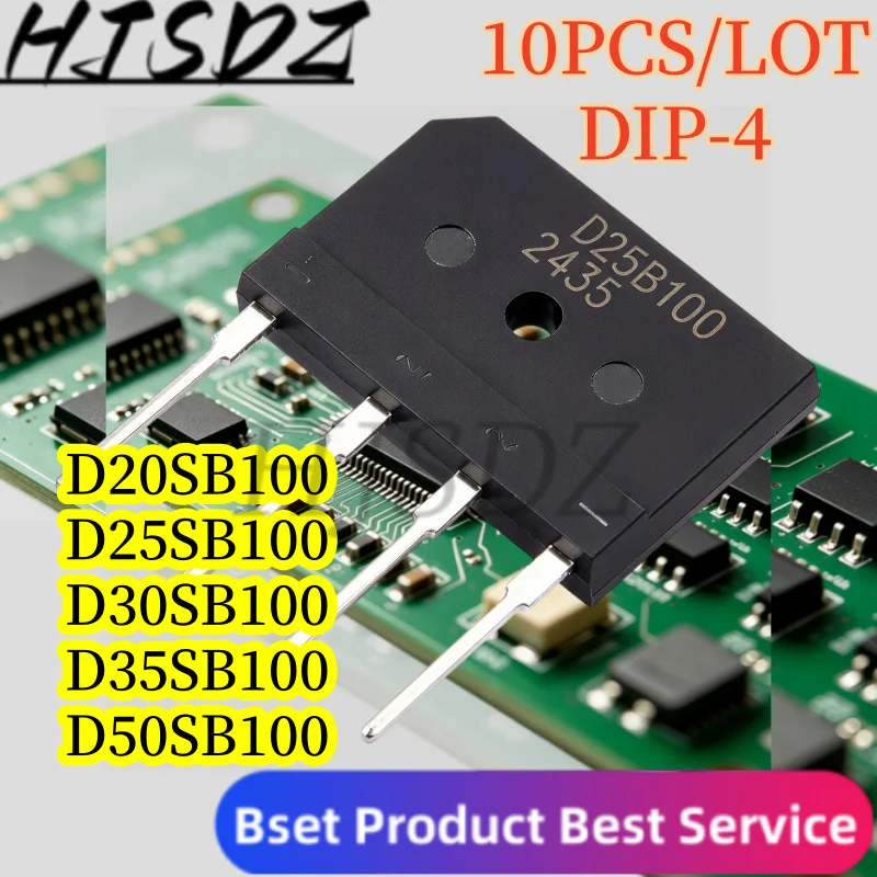 DIP-4 D20SB【10PCS/LOT】D20SB100 D25SB100 D30SB100 D35SB100 D50SB100 DIP-4