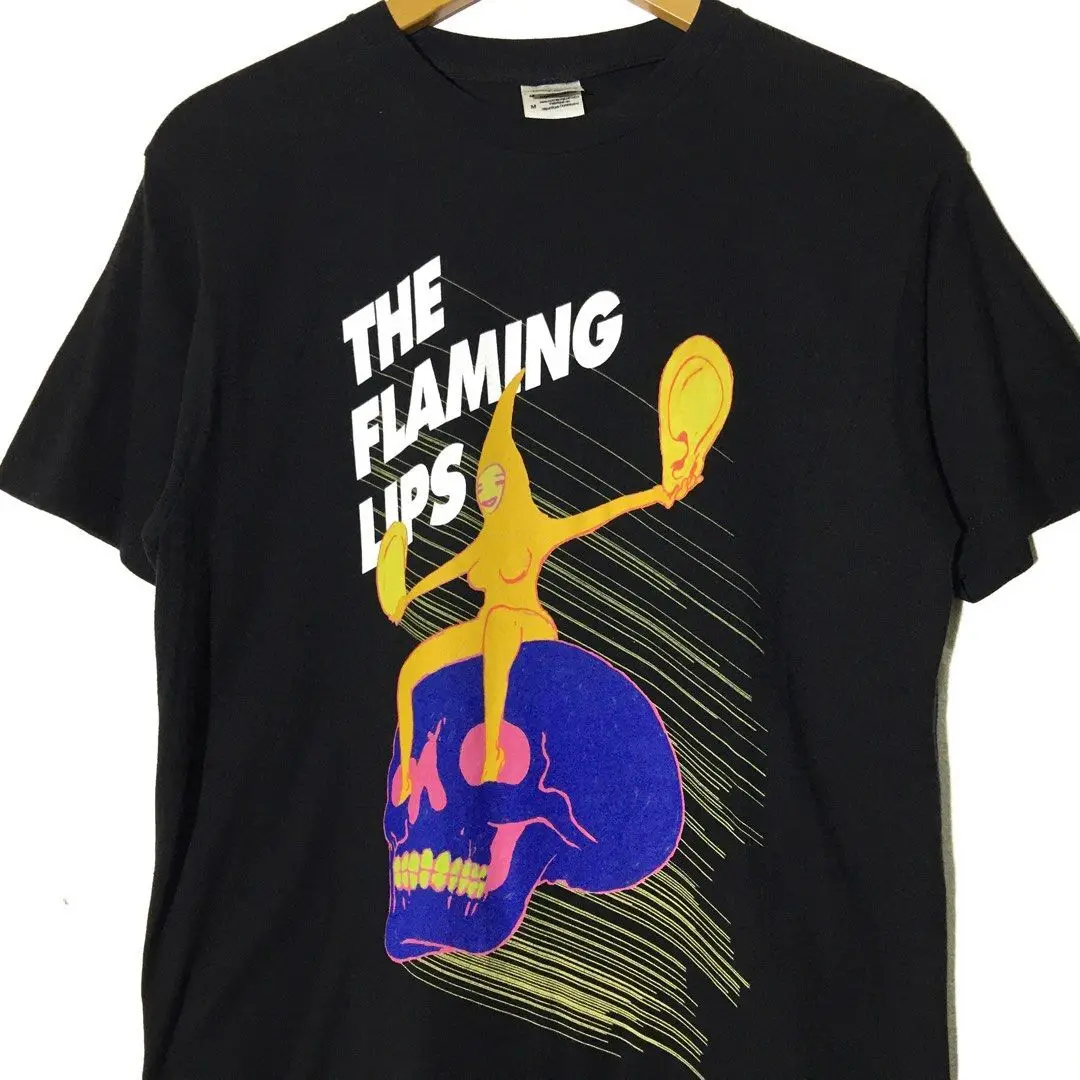 The Flaming Lips Band Tour Black T Shirt Reprint KH11969