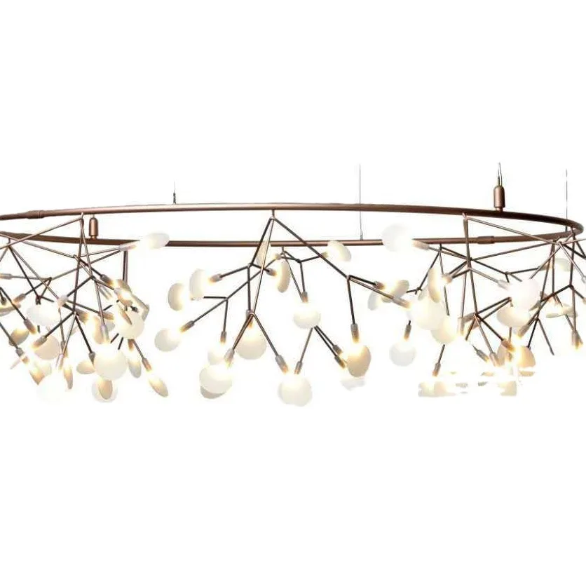 

Gypsy branches, snowflakes, chandeliers, frosted acrylic.