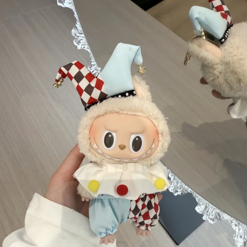 

Hot For Labubu V1 V2 V3 Clothes No Doll Animal Suit Denim Coat Dress Skirt Hat Bag Doll Clothes Accessories Outfits No Doll
