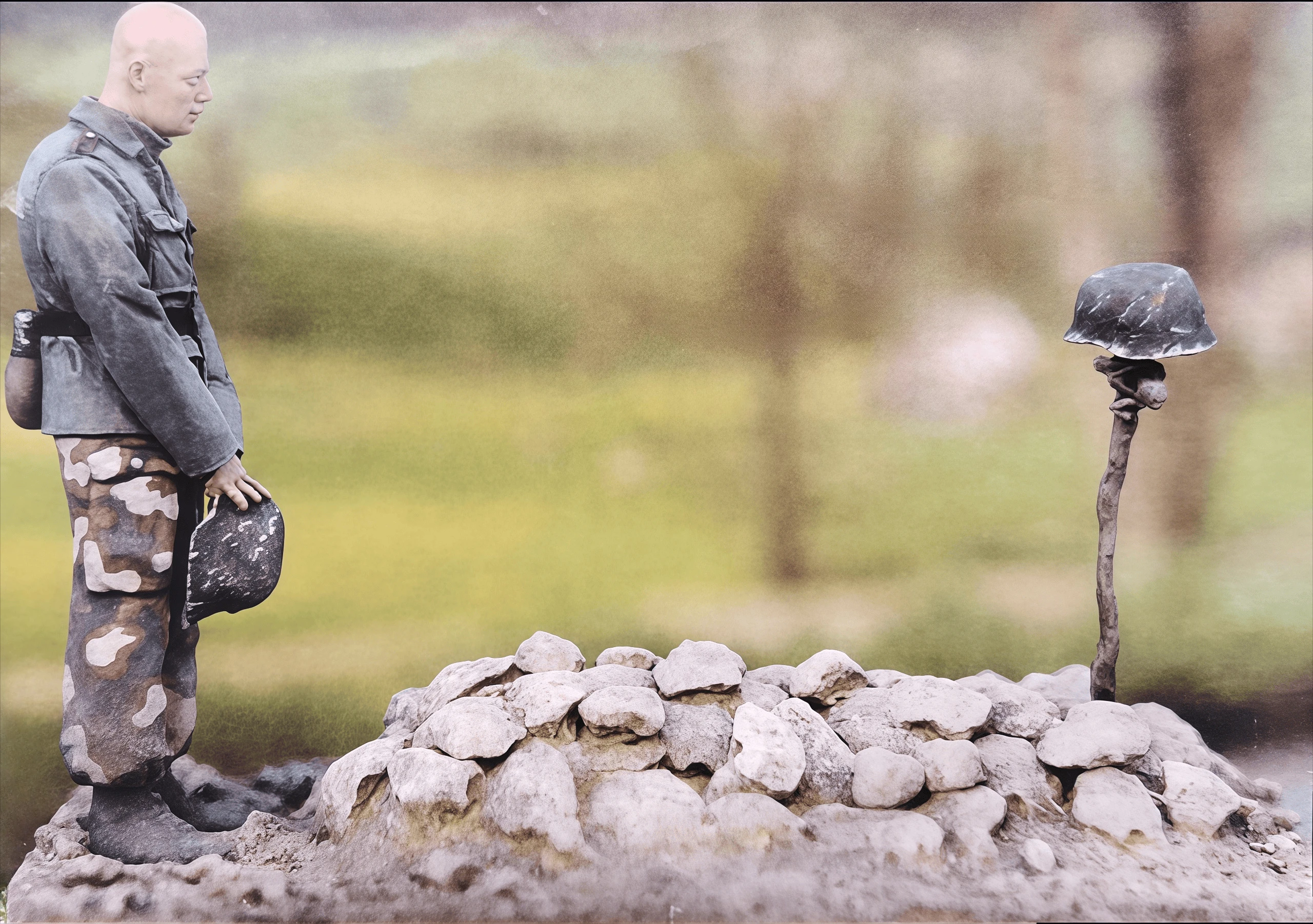 

Unpainted 1/35 Casting Resin Model Assembly Kit GK, Scene Manufacturing Layout Model (including Floor)