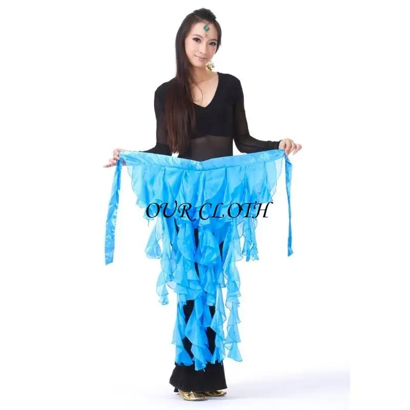 Adjustable Belly Dance Waist Wrap Belt Hip Wrap Hip Scarf for Indian Belly Dancer Stage Performances Waist Accessories Y1AC