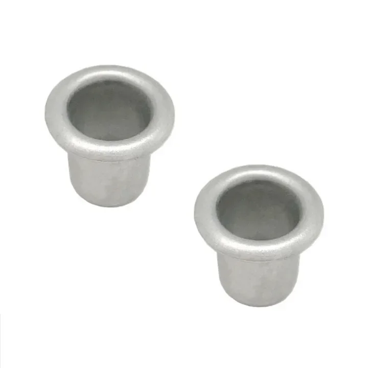 20pcs Candle Cups 16mm Rolled Edges Aluminium Holder Tapered Candlestick Jar Washed White Prevent Wax Dripping Decor Dinner SPA