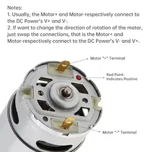 RS550 12V 19500 RPM DC Motor with Two-Speed Gearbox #6