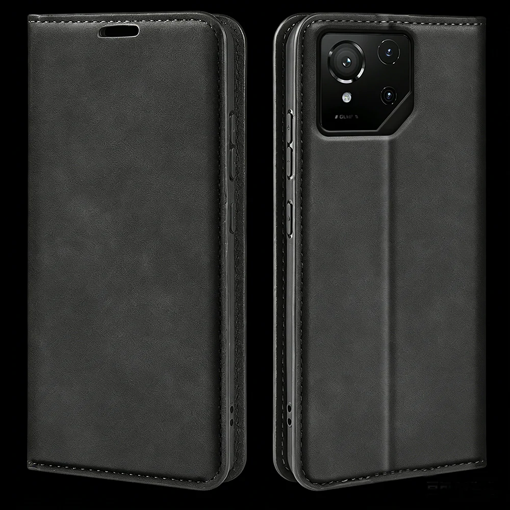

Magnetic Leather Case For Asus ROG Phone 8 9 Pro 5 Zenfone 11 12 Ultra 8 ZS590KS Flip Phone Case Cover Wallet Bag Coque Funda