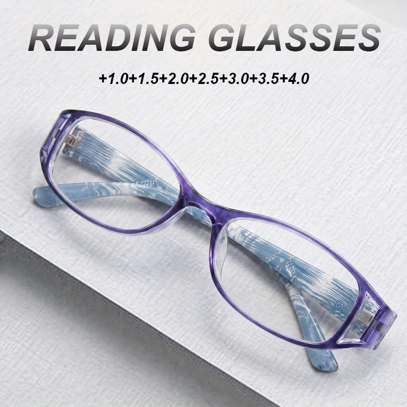 6PCS 6PCS Affordable Set Square Frame Patterned Leg Lightweight Frame Reading Glasses - Aliexpress Deal