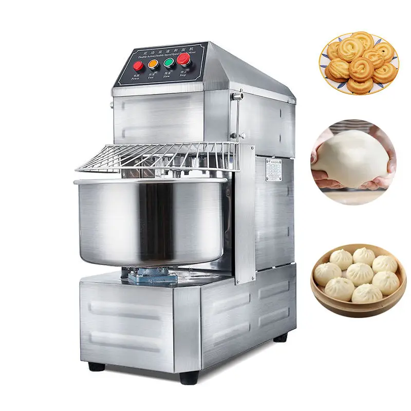 

New Hanbeter Portable High Productivity Spiral Dough Kneader & Bread Mixer 1100W Low Noise 380V 20kg Capacity