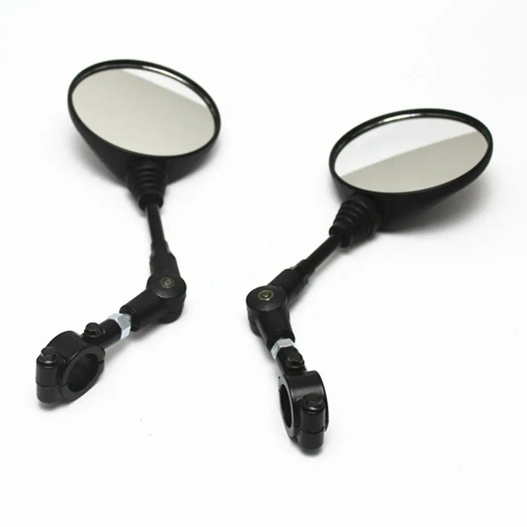 Universelle Klappbare Motorrad-Rückspiegel 7/8'' 22mm Lenker-Spiegelhalterung Klemme Cafe Racer Old School