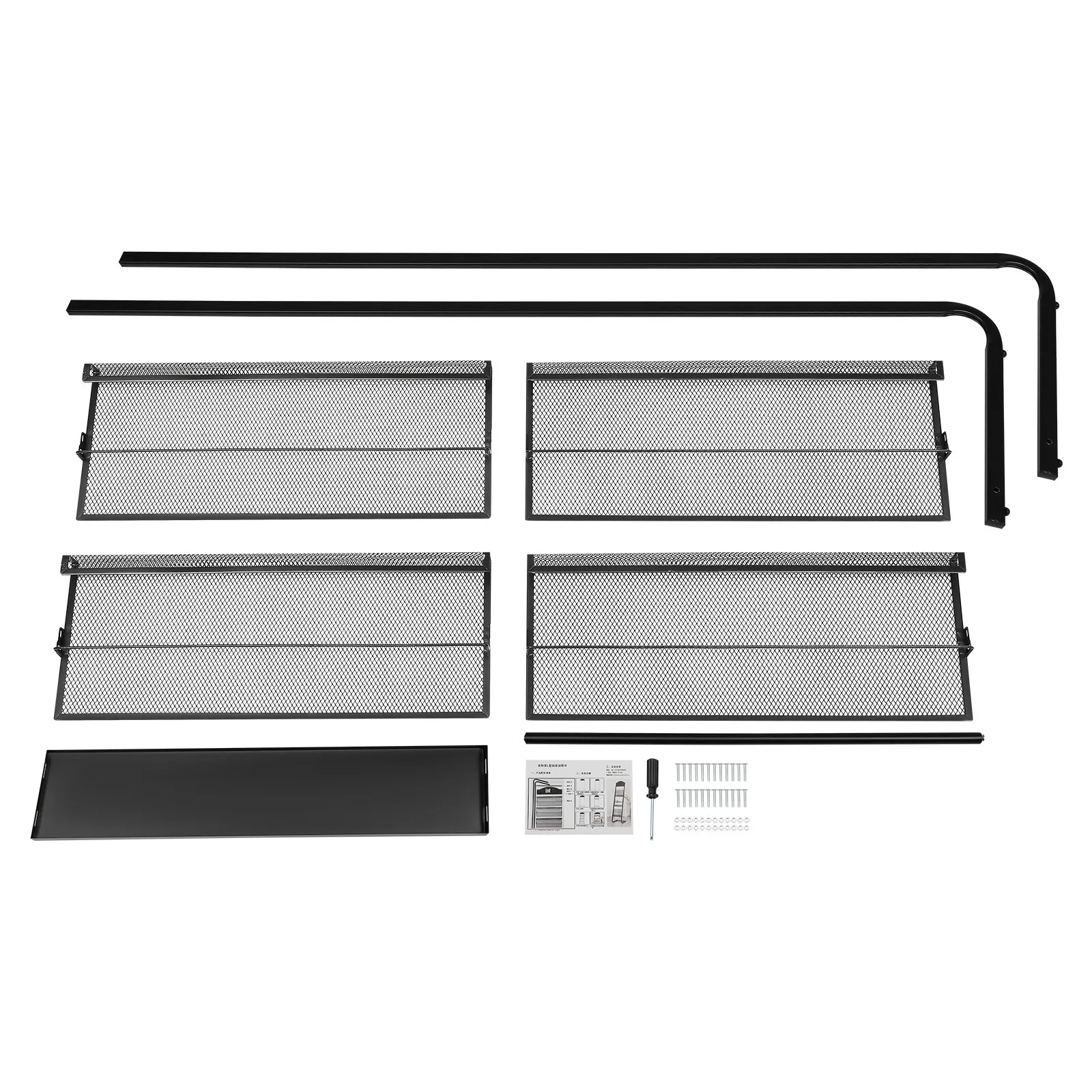 حامل مجلات مكون من 4 طبقات حامل أدب 24.80*14.17*55.91in رف صحف مكتبي لعرض مجلة الكتب #6