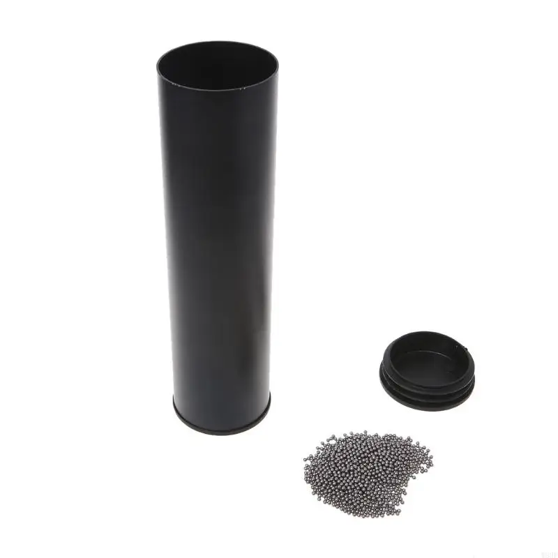 Percussion Musical Instruments Sand Shaker Metal Cylinder Sand Shaker for Studio W89F