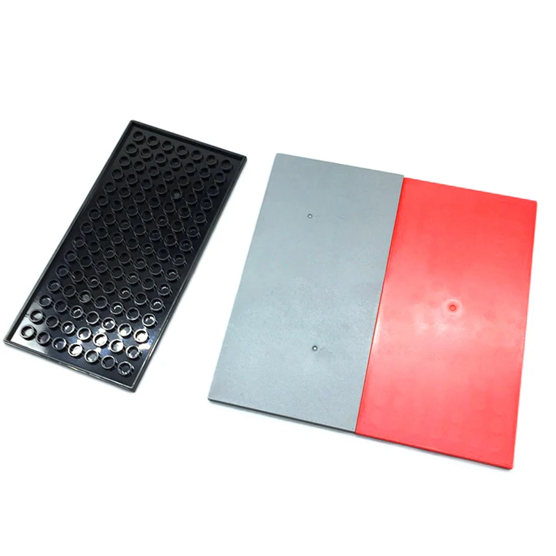 2 قطعة/الوحدة MOC البلاط 48288 بلاط 8x16 مع الأنابيب السفلية على الحواف متوافق 90498 4974 أجزاء اللبنات 4221750 4603646