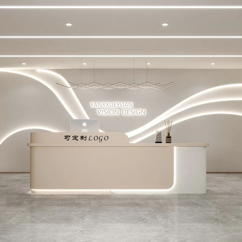 

Design Shop Reception Desks Modern Beauty Bar Luxury Restaurant Display Reception Desks Organizers Scrivania Trendy Furniture