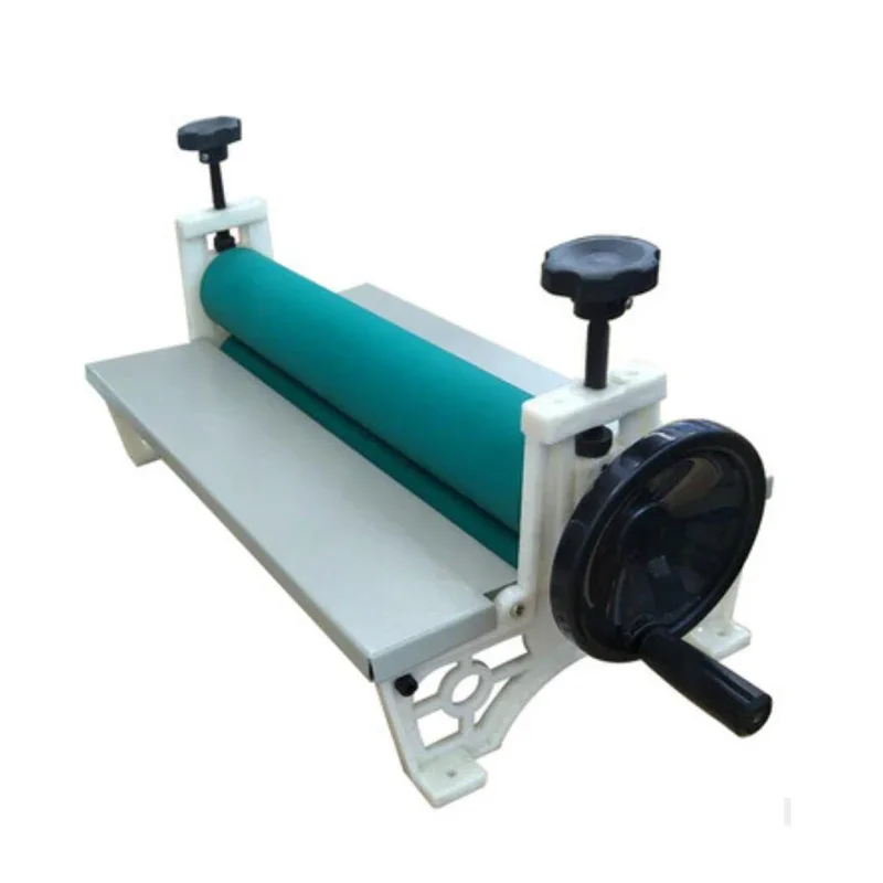 LBS350 Manual Cold Mounting Machine Cold Roll Laminator Small Foldable Cold Laminator Desktop Laminating Machine