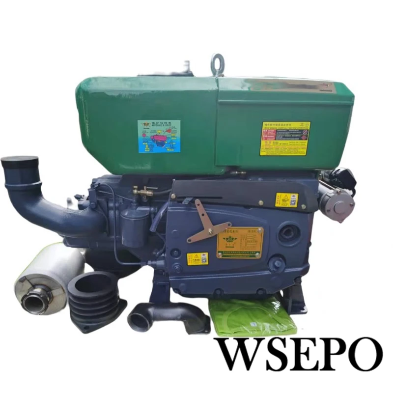 WSE-CJ40 40HP Horizontal Water Cooled 4-stroke Single Cylinder Diesel Engine Applied For Multi-Applications