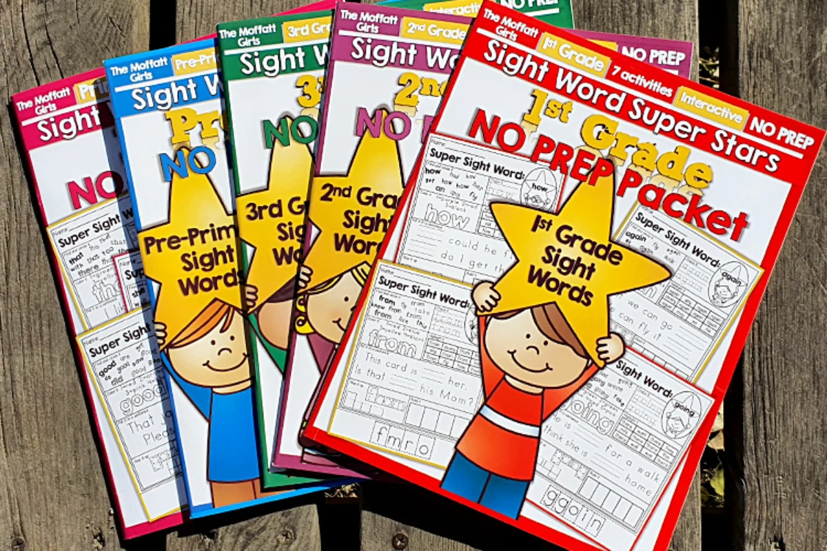 【Workbook】220Sight Words high-frequency words, sightwords, English learning vocabulary, English red book exercise book