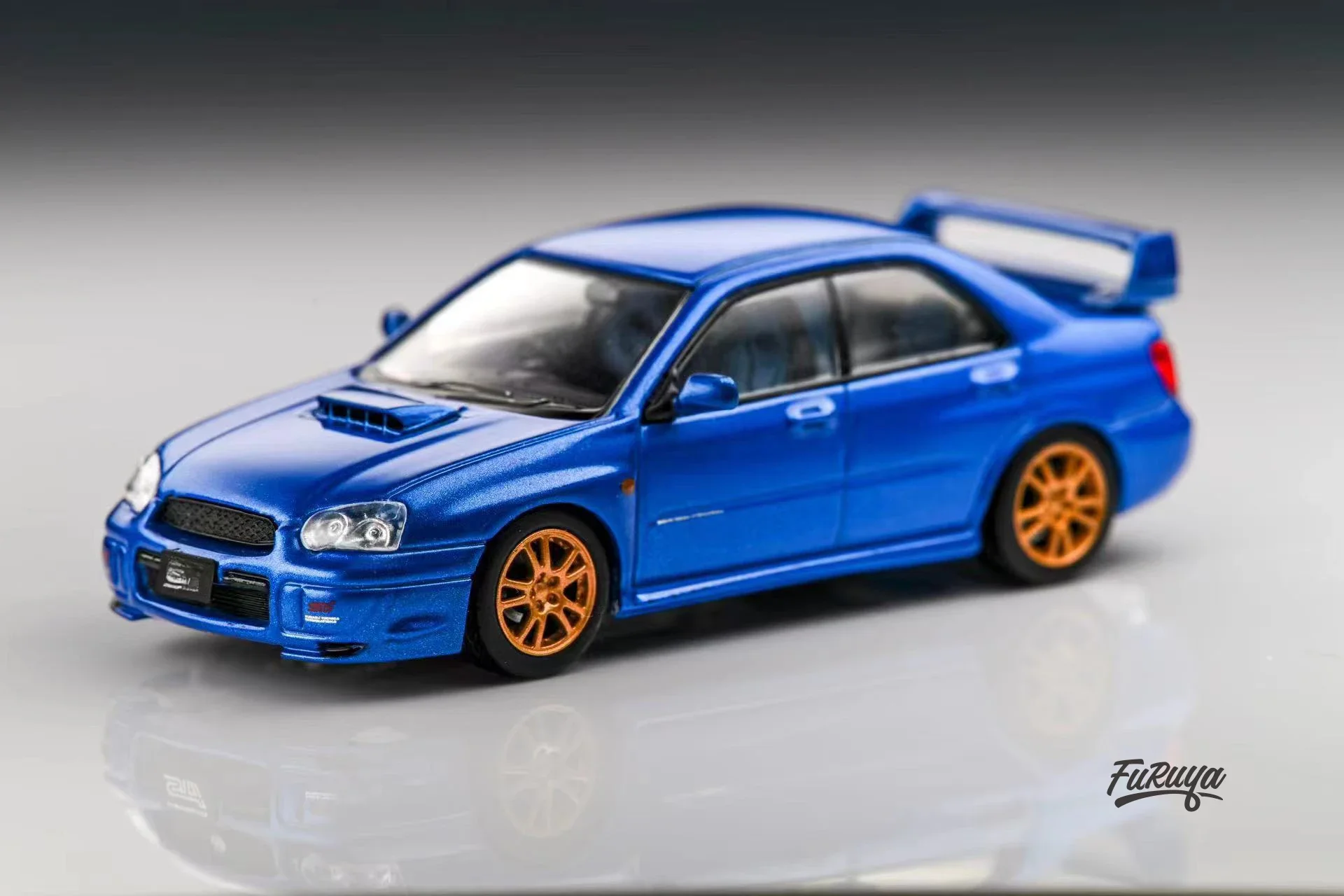 Furuya 1:64 STi Wagon GG /GC Blue Silver Red Diecast Model Car