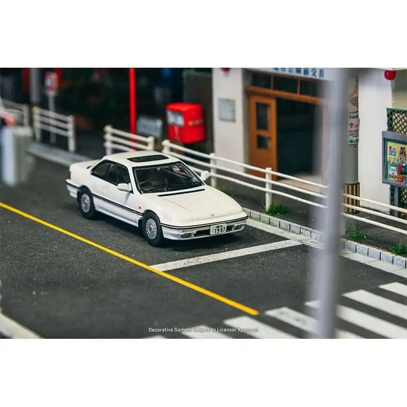 PreSale TW J Collection 1:64 Honda Prelude BA4 White Diecast Car Model Collection Toys Tarmac Works
