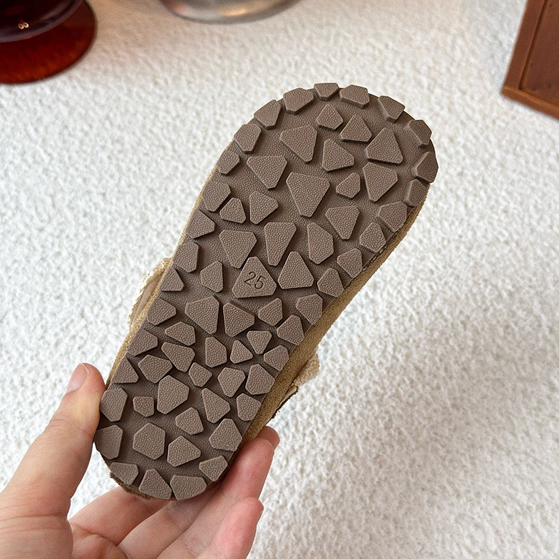 الفتيات أحذية من الجلد 1-16 سنة الكاكي الدانتيل مقوس دانتيل الفتيات بير الأميرة أحذية أربعة مواسم خفيفة الوزن للأطفال كين الأحذية