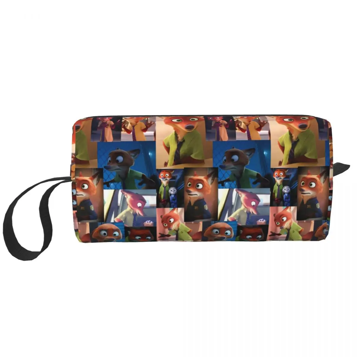 Zootopia Judy And Nick Makeup Bag Large Cosmetic Bag Men Women Rabbit Toiletry Bags Dopp Kit