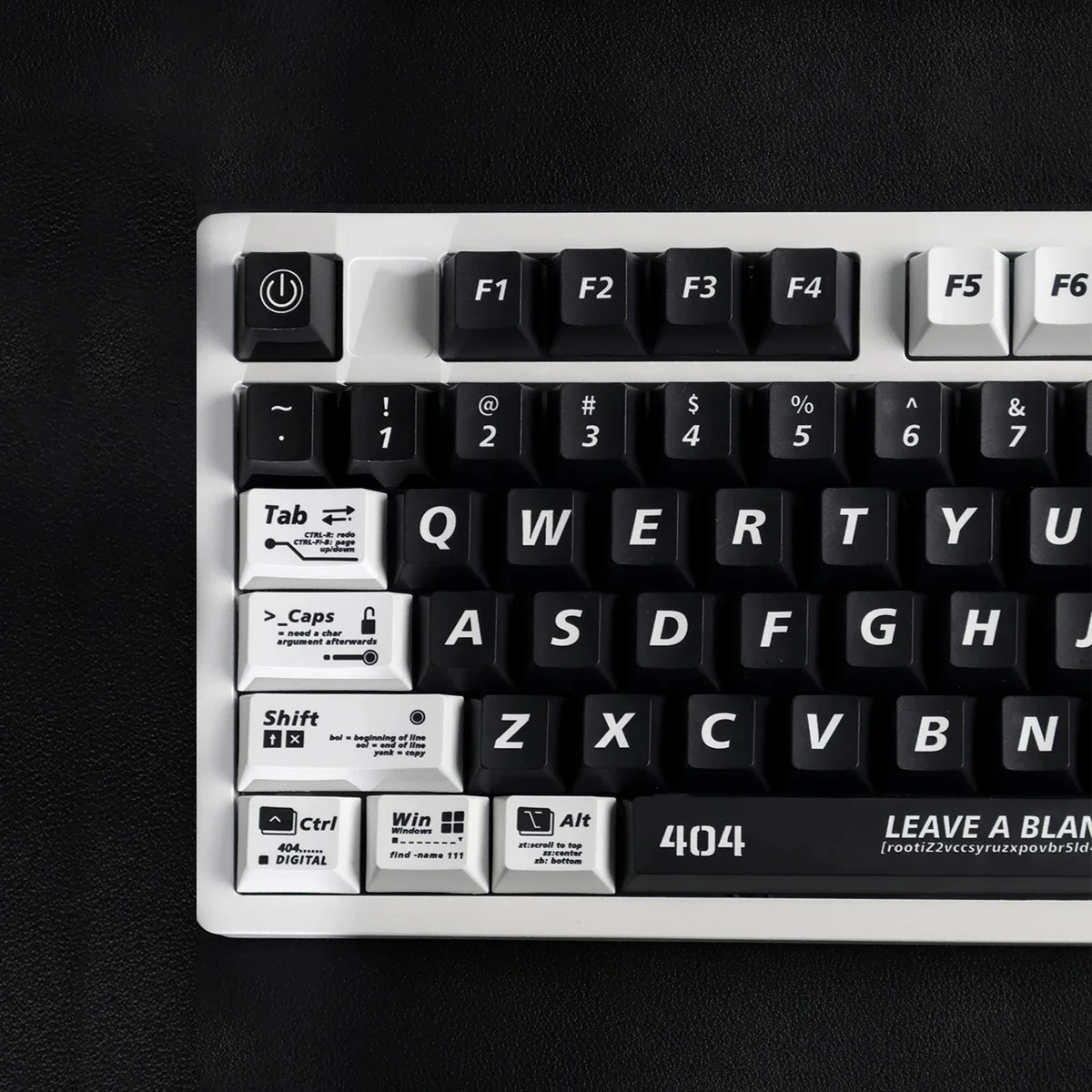 MX Keycap Set: Dangerous 404R2 PBT Sublimation - Cherry Profile