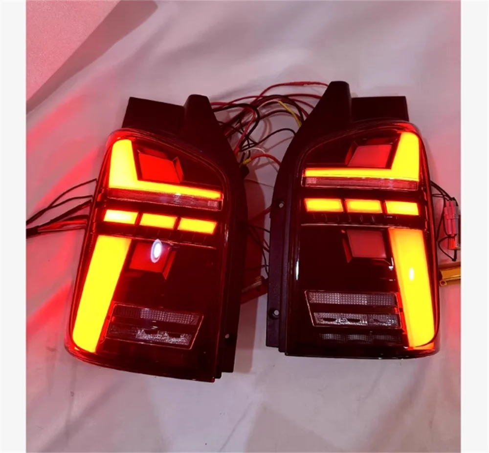 Car led modified tail light assembly rear lamp for Volkswagen vw Multivan brake Reverse lights turn signal 2pcs