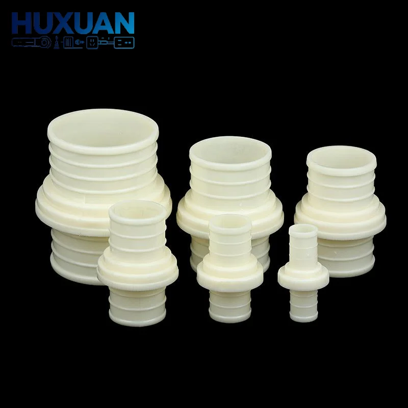 1/2/3/4 Inch ABS Plastic Garden Hose Irrigation Adapter Quick Connector Universal Fit for Balcony Patio Garden Watering Work