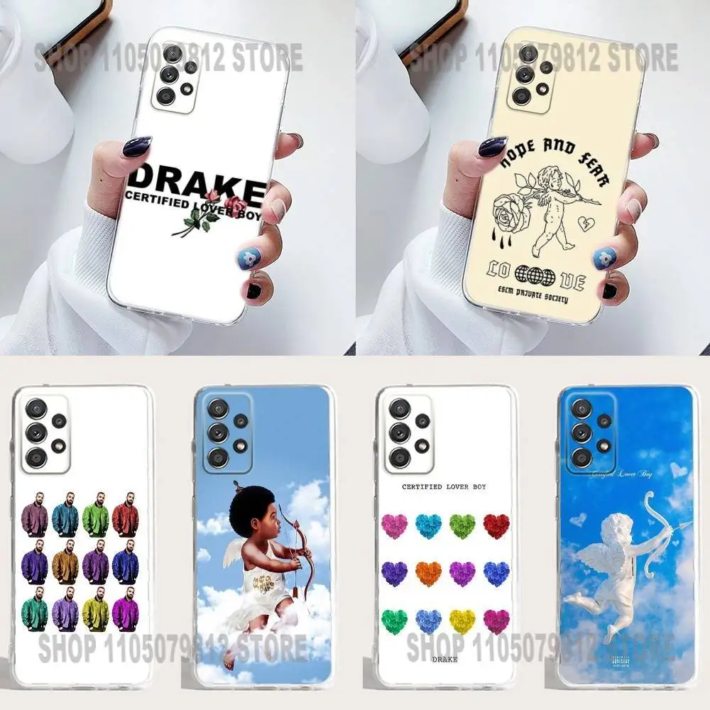 

Drake Certified Lover Boy Phone Case Silicone For Samsung S23,21,22,20 FE lite,S10,9,PIus,A70,Soft Transparent