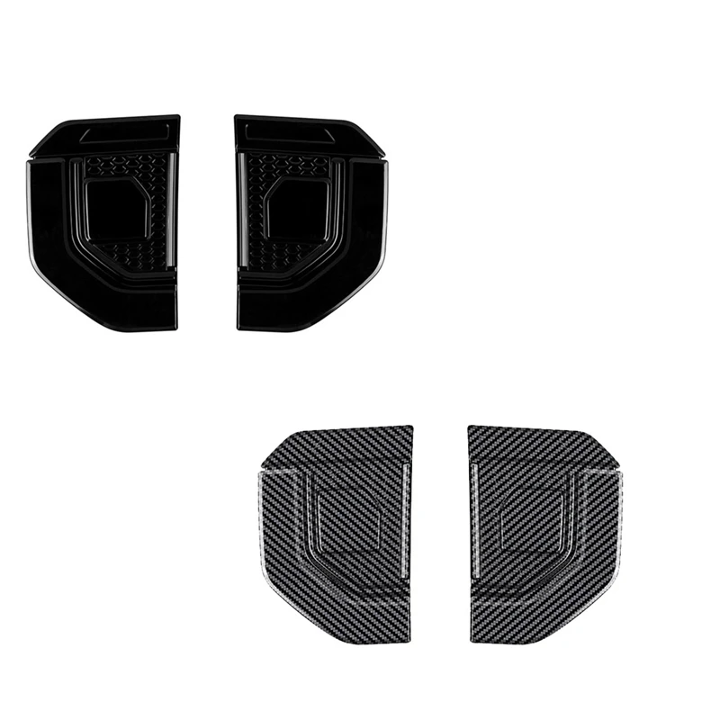 Car Front Side Fender Air Outlet Cover Trim For Toyota Prado LC250 2024 Car Exterior Accessories Carbon Fiber