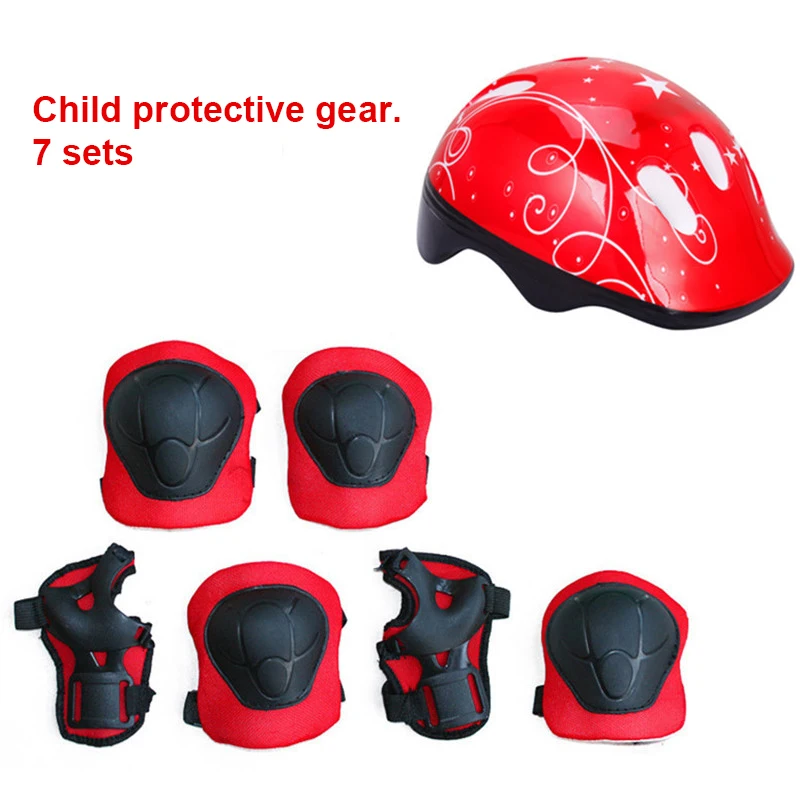 Kids Bicycle Helmet Child Sports Safety Cycling Protection Knee Elbow Pad Sets Balance Bike Roller Skating Helmet Guard Capacete