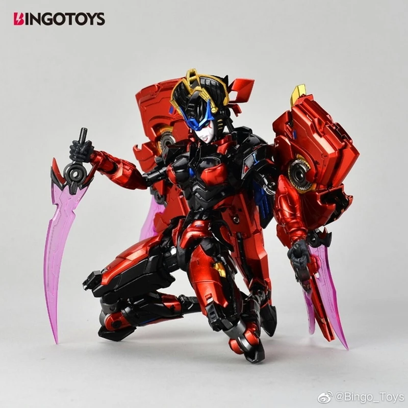 NEW Bingotoys BT-02 Wind Girl Transformation BT02 Mobile Joint deformabile Mobile Suit Girl Action Figure con scatola