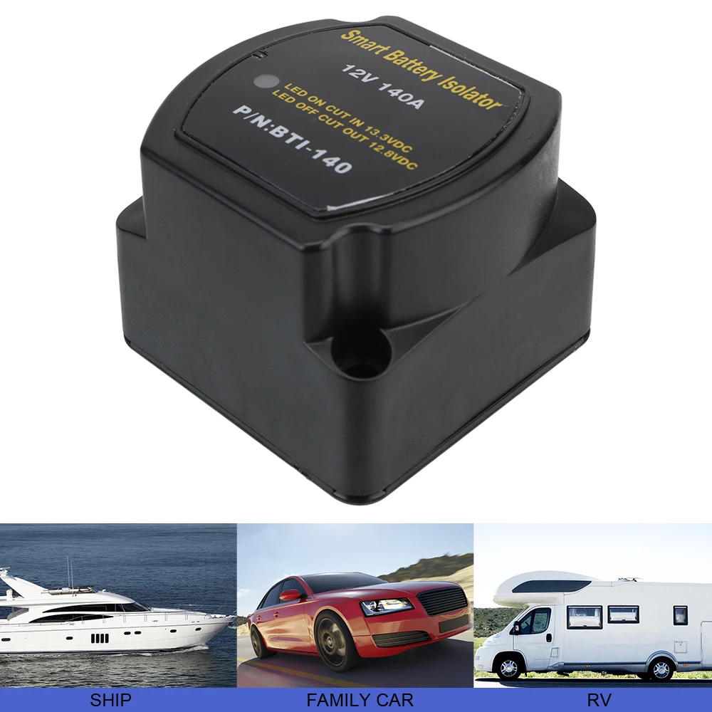 Auto Smart Battery Isolator Relais VSR ​ für Wohnmobil-Autozubehör, spannungsempfindliche geteilte Ladung