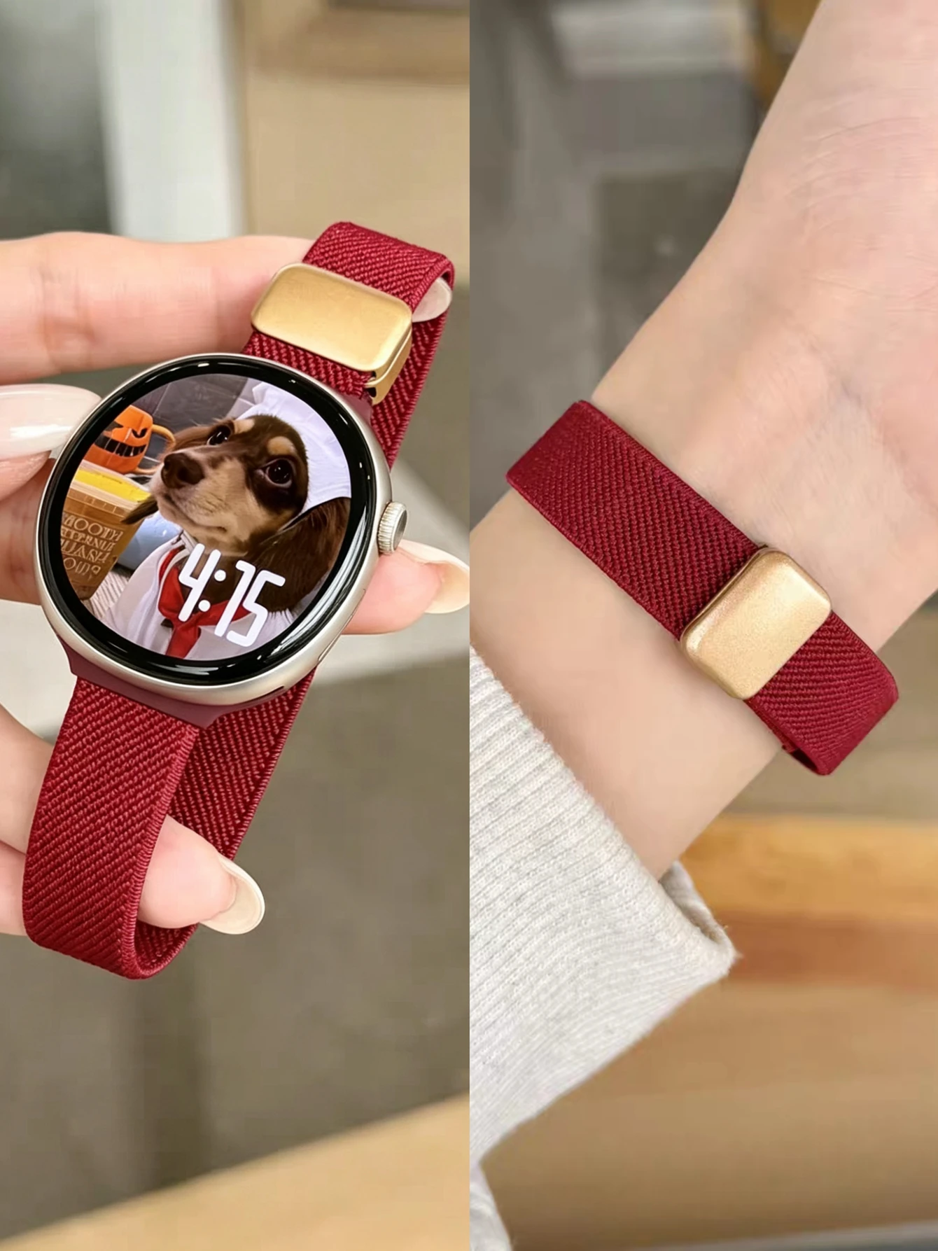 Tali Nilon Magnetik 20mm 18mm - Accessories For Galaxy Watch 5 ulasan dan harga