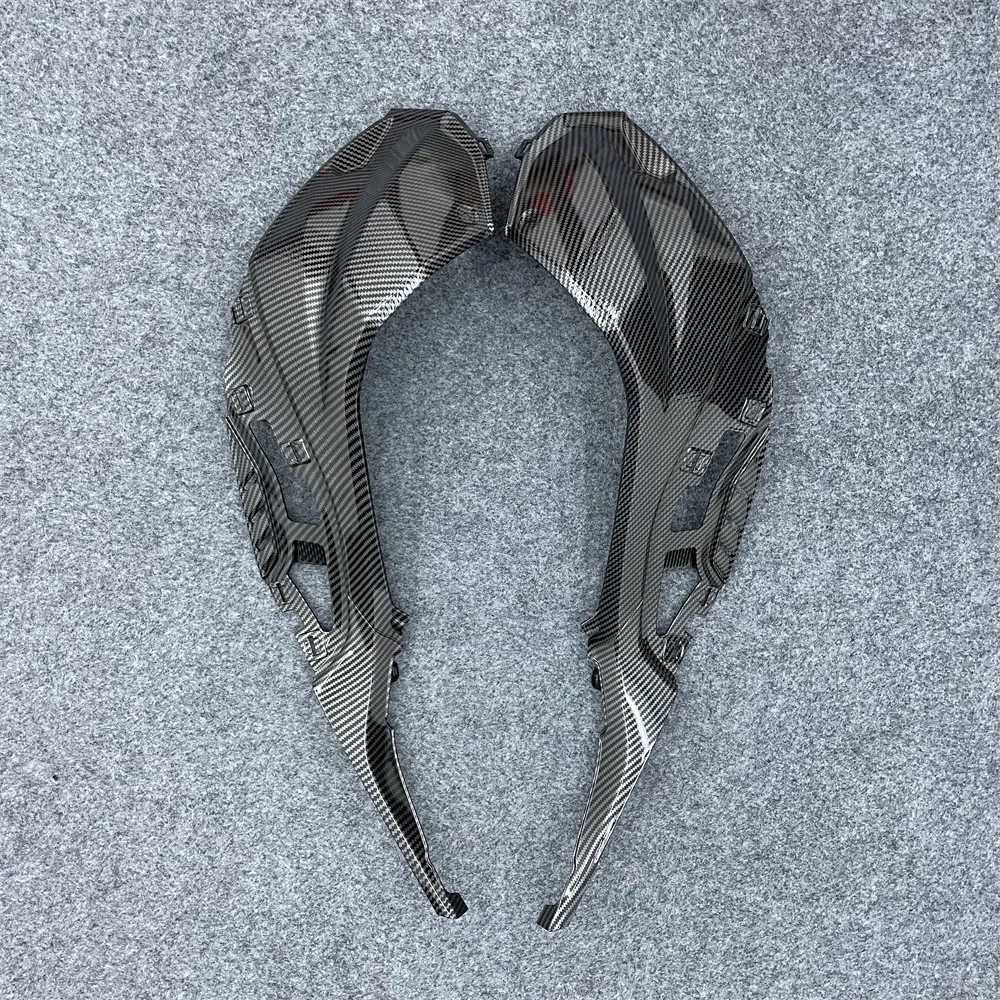 S1000RR Single R M1000RR fuel tank guard plate patterned small plate Motorcycle fairing carbon fiber paint 2019 2020-2025 19-25
