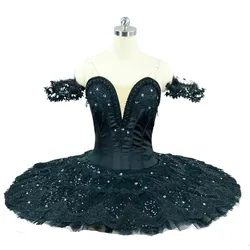 Professional Fashion Design  Women Adult Performance Wear Black Swan Classical Ballet Tutu Costumes