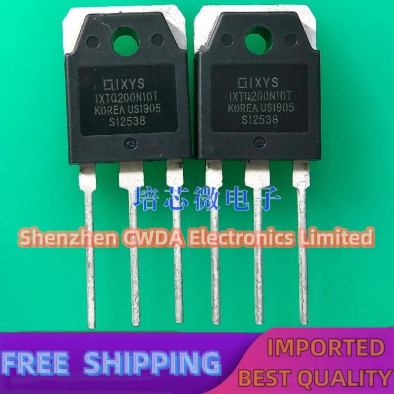 10PCS-20PCS  IXTQ200N10T  MOS TO-3P 200A/100V  In Stock Can Be Purchased