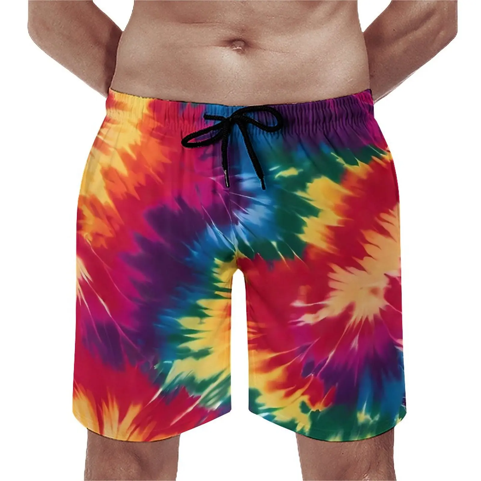 

Спортивные пляжные шорты Tie Dye Galore, быстросохнущие летние короткие штаны для спорта, абстрактного искусства, в повседневном стиле, брифы