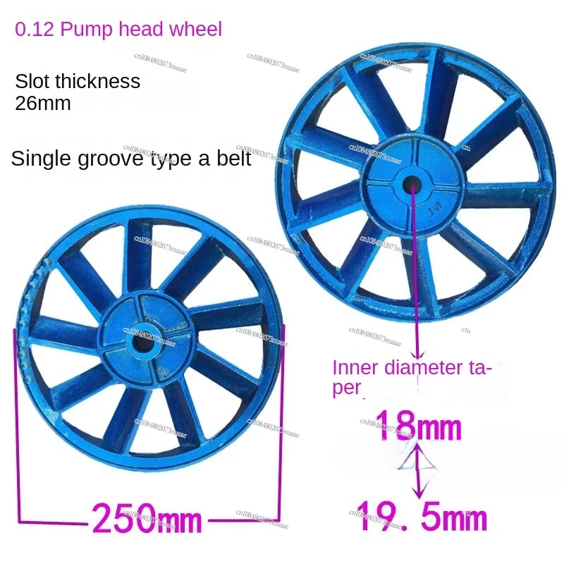 Air Compressor Pump Head Pulley, Single, Double, Three or 4 Slot, Air Pump Accessories, Fan Blade Motor, 1.5 kW, 2.2 kW, 4 kW, 5