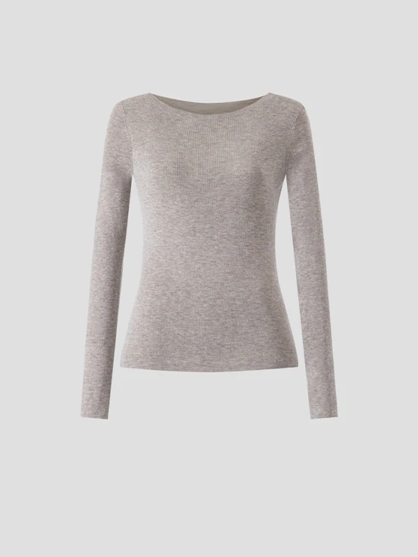 

Autumn Winter Knitted Long Sve Base irt Women's Faion Inner Wear Sweater High-End Feeling Slim Fit Top Simple Sle