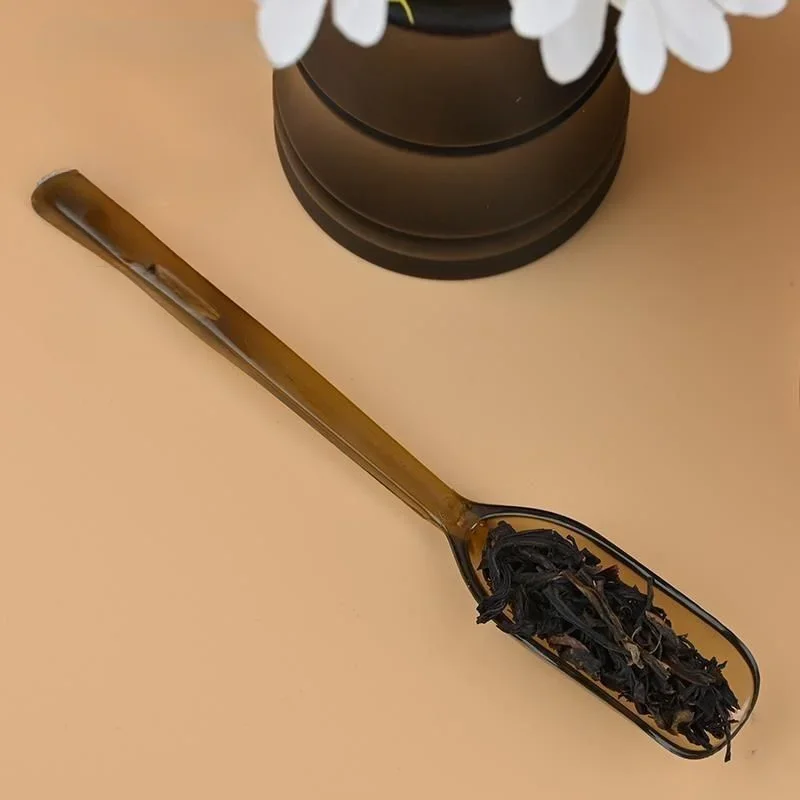 Plastic Tea Spoon Simple Long Handle Thickened Small Teaspoon Kung Fu Teaware for Making Tea Gentlemen Tea Ceremony Accessories