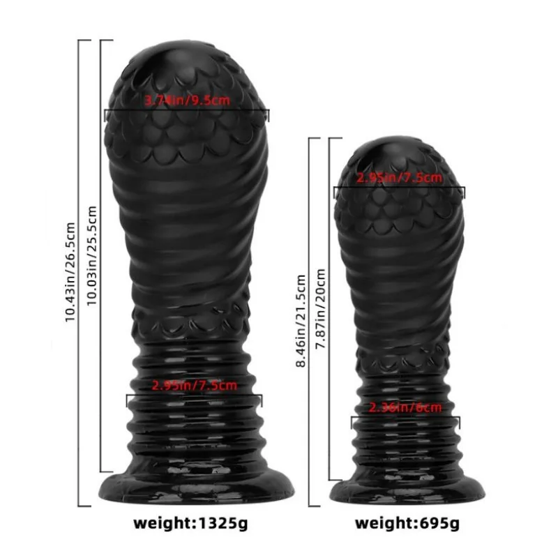 Énorme plug anal avec ventouse pour adultes, gros plug anal, dilatateur d'anus, jouets sexuels pour adultes, massage de la prostate, gode de poing