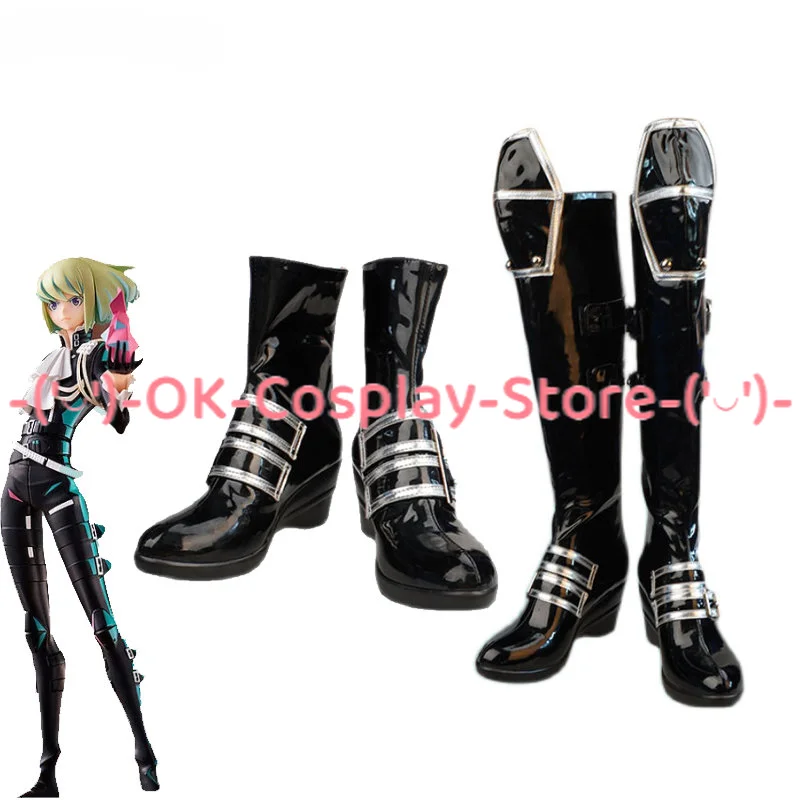 

Game PROMARE Mad Burnish Lio Fotia Cosplay Shoes PU Leather Shoes Halloween Carnival Boots Cosplay Prop Custom Made