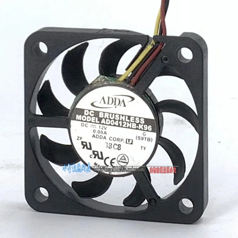 الأصلي AD0412HB-K96 DC12V 0.08A 4008 40*40*08 مللي متر جديد مروحة التبريد المبرد #3