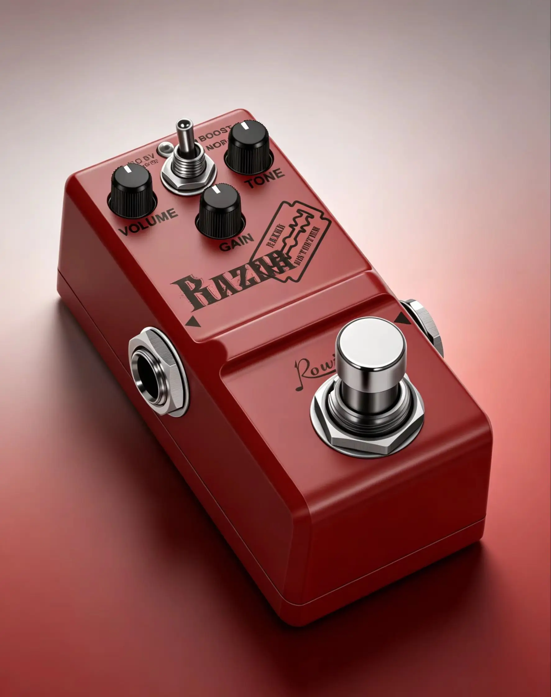 ROWIN LN-301A RAZOR Mini Metal Distortion Pedal, 2 Modes True Bypass Guitar Effect