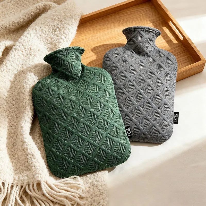 Winter Water Injection Style Hot Water Bag Thickened Explosion-proof Leak Proof Water Heating Water Bag Hot Compress Tool ZJ403