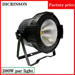 Professional 2/6PCS 200w COB Par Stage Light DJ Equipment Disco Lamp Dmx Control Moving Head Wash Light for Christmas Decoration