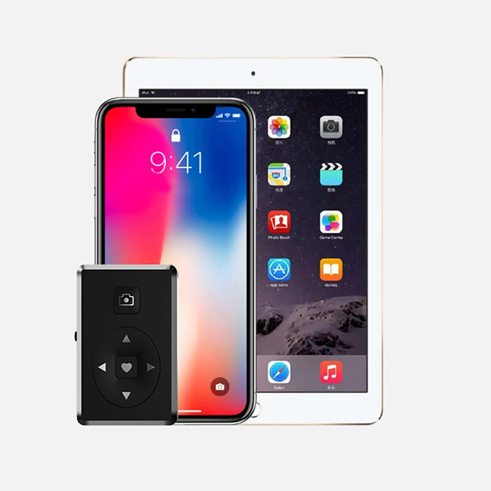 

Selfie Remote Wireless Shutter For Phone Camera Left Right Page Turning Function Compatible With Social Media Apps